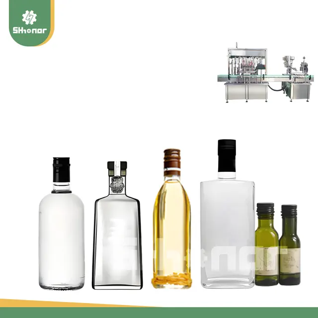 New Fully Automatic Alcoholic Beverage Bottle Filling and Sealing Machine