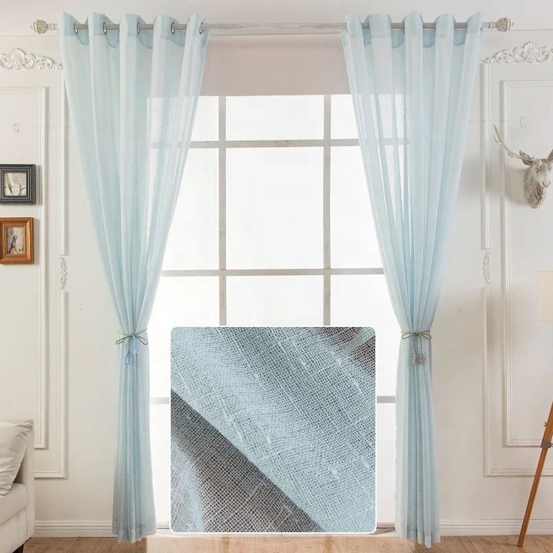 Transparent European Duck Egg Curtains