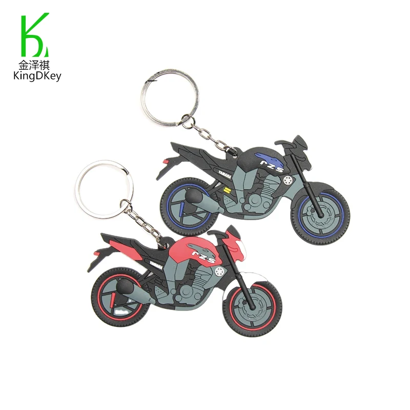 Stakee Portachiavi Personalizzati, 4 Portachiavi per Auto con Ricamo a Forma di Onda Giapponese, Portachiavi per Motociclette Ricamati in Tessuto per Motociclette E Bici
