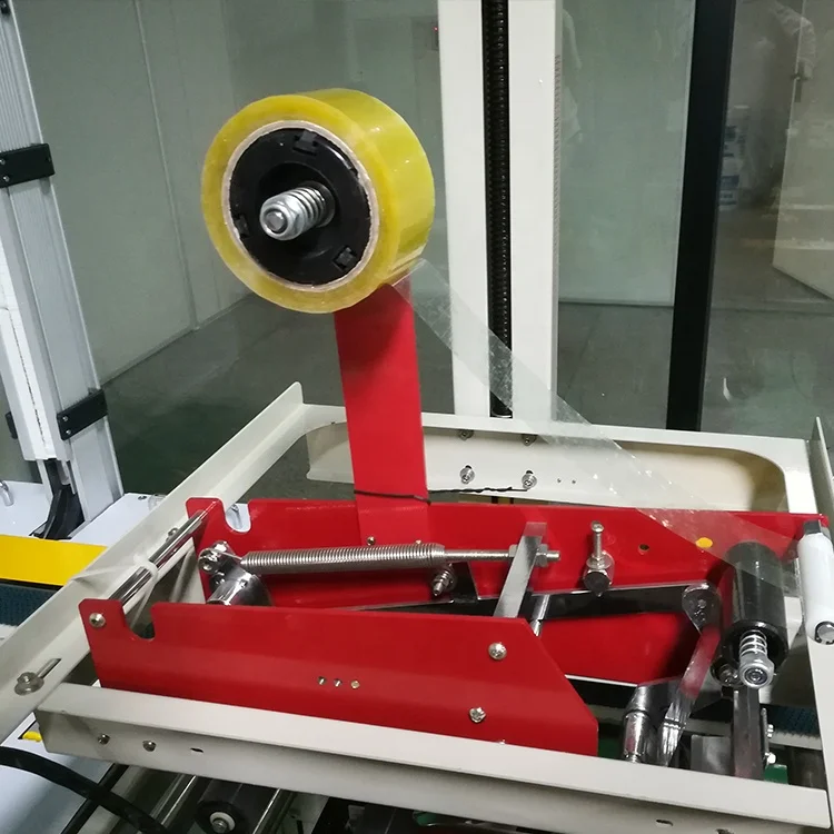 Aile Automatic Packaging Plastic Cosmetic Chemical Bottle Sealing Machine for  Back-End Carton Tape Sealing Packing Machine supplier