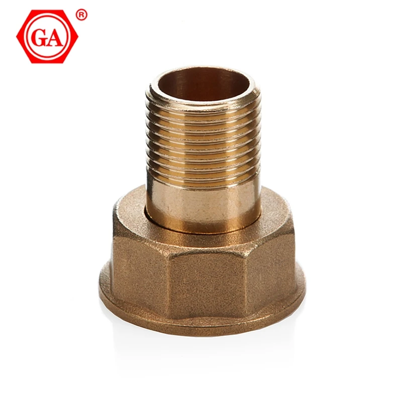 QIAI/GA Brass Water Meter Connector Coupling Fitting DN25