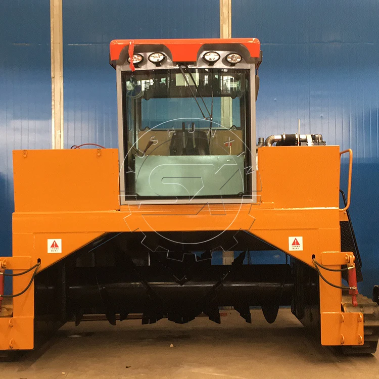 
 Самоходный куриный навоз, компостная токарная машина, Прямая поставка от производителя онлайн  