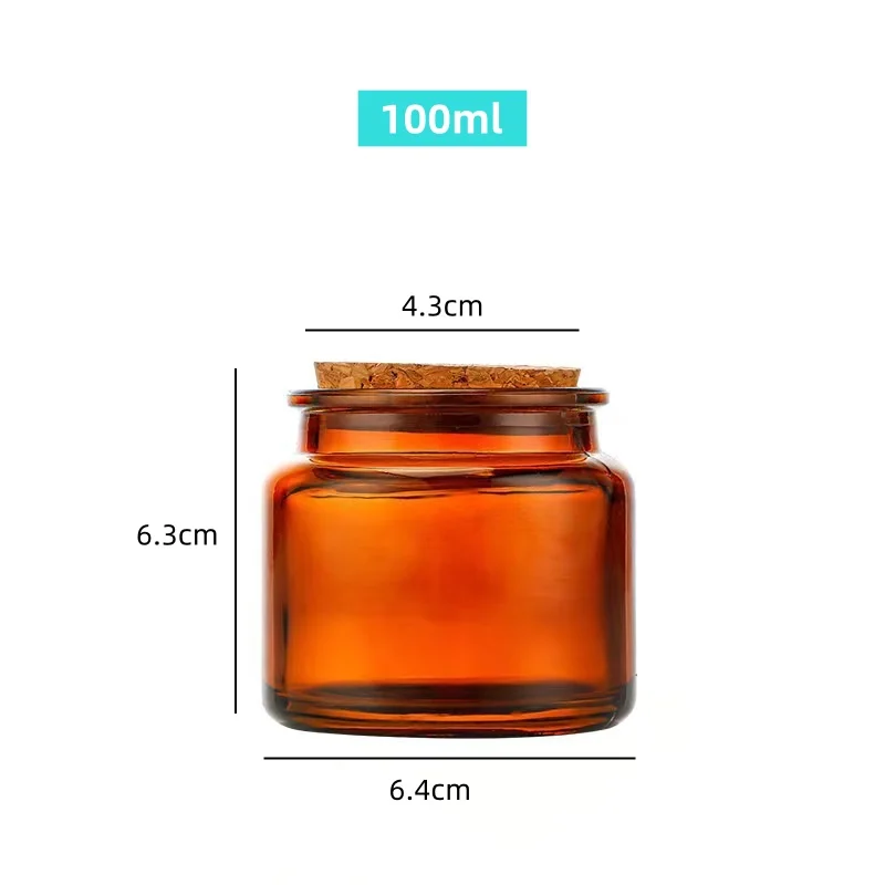 Hot Selling Glass Candle Jar 100ml Empty Candle Jars Fashion Candle