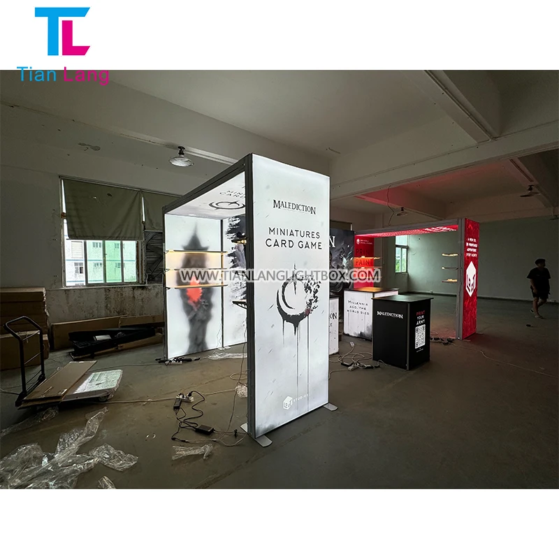 TianLang Търси Представител Лайт Бокс Изложителен Стенен Лайт Бокс 6*3 Портативен Дисплей за Реклама