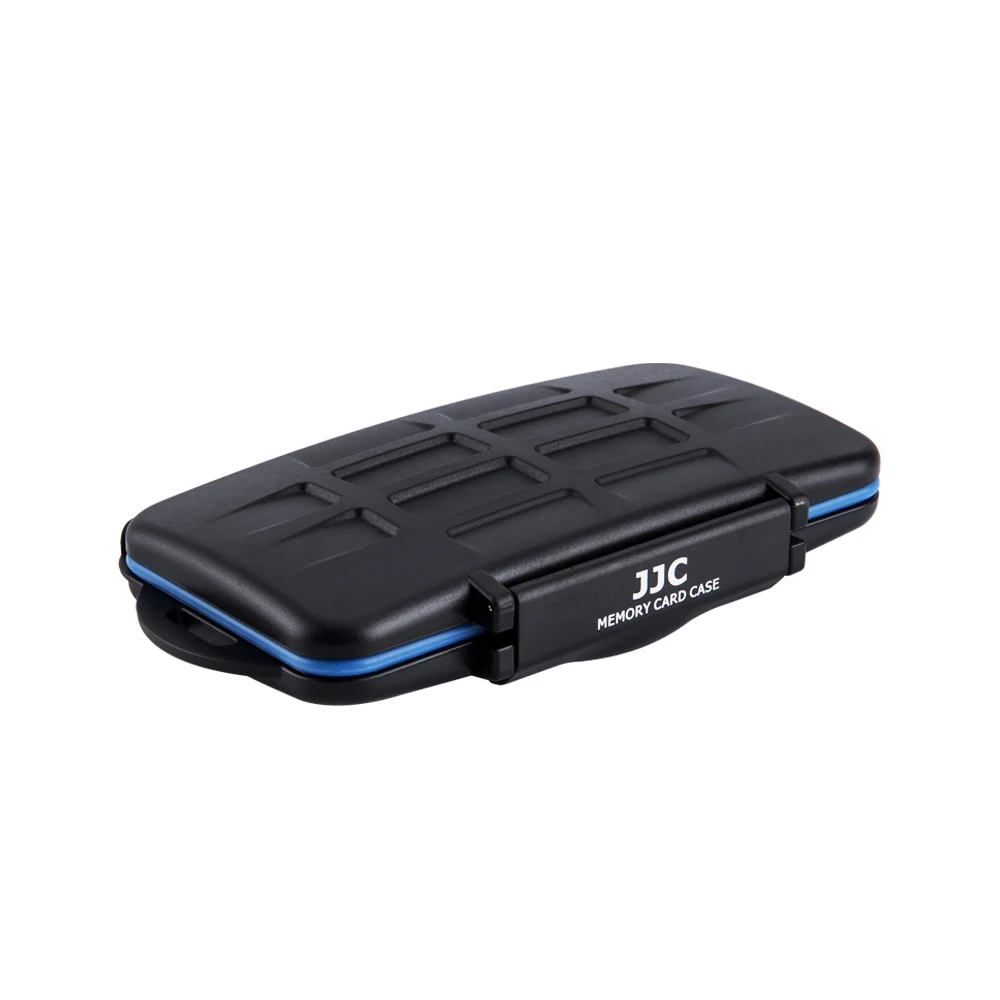 JJC Memory Card Case fits 8 SD, 8 MSD, 2 SIM, 2 Micro SIM, 3 Nano SIM Storage Water-Resistant Box