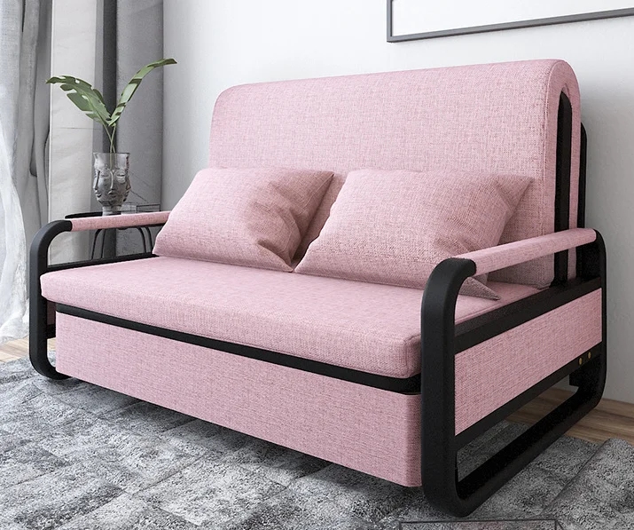 Multifunctional Convertible Sofa Small Couch Sleepers Living Room Family Designs Wood Dropshipping Furniture Cam Fabrics Bed