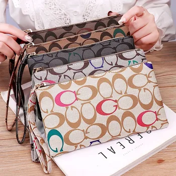 Wholesale 2023 New Women Clutches Multifunction Wallet Card Mobile Phone Purse Lady Handbags
