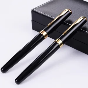 High Quality Luxury Business Gift Promotion Metal Fountain Pen with Custom logo  Metal Fountain Calligraphy Pens