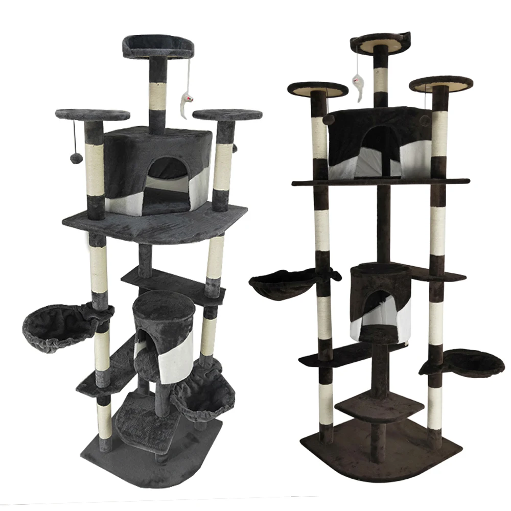 Wholesale Big Luxury Cat Tree House Cat Accessories Cat Tree Large