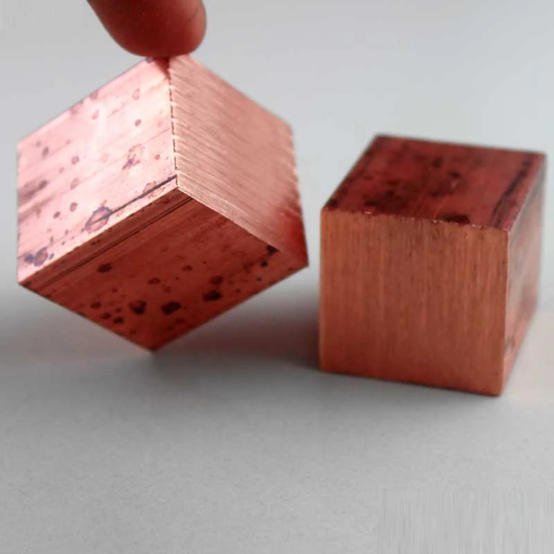 Competitive Price Copper Lump Customize Size 5-20mm Metal Copper Ingot Cu Block for Industry Usage