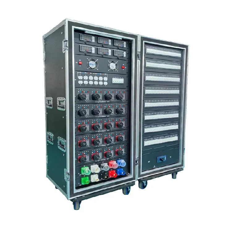 400 Amp Main Power Box Twistlock 3 Phase 208v Camlock Socapex Power Distribution Box