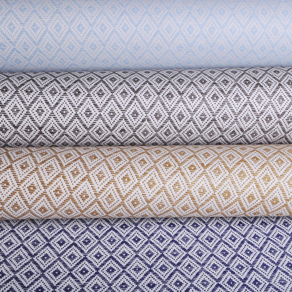 2020 免费样品 mywind 棕色绿色钻石纸-编织自然家居装饰壁纸 - buy