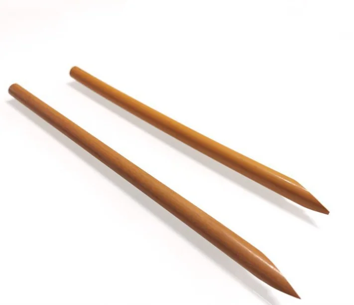 天然竹墨收纳手工斜角平笔尖西藏qalam kalam阿拉伯书法芦笔笔竹蘸笔