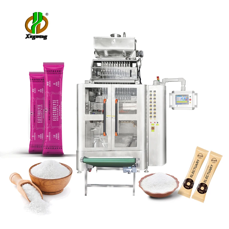 High Speed Instant 3 in 1 Coffee Creamer Sugar Sachets Small Granules Small Sachet Automatic Forming Filling Sealing Machine