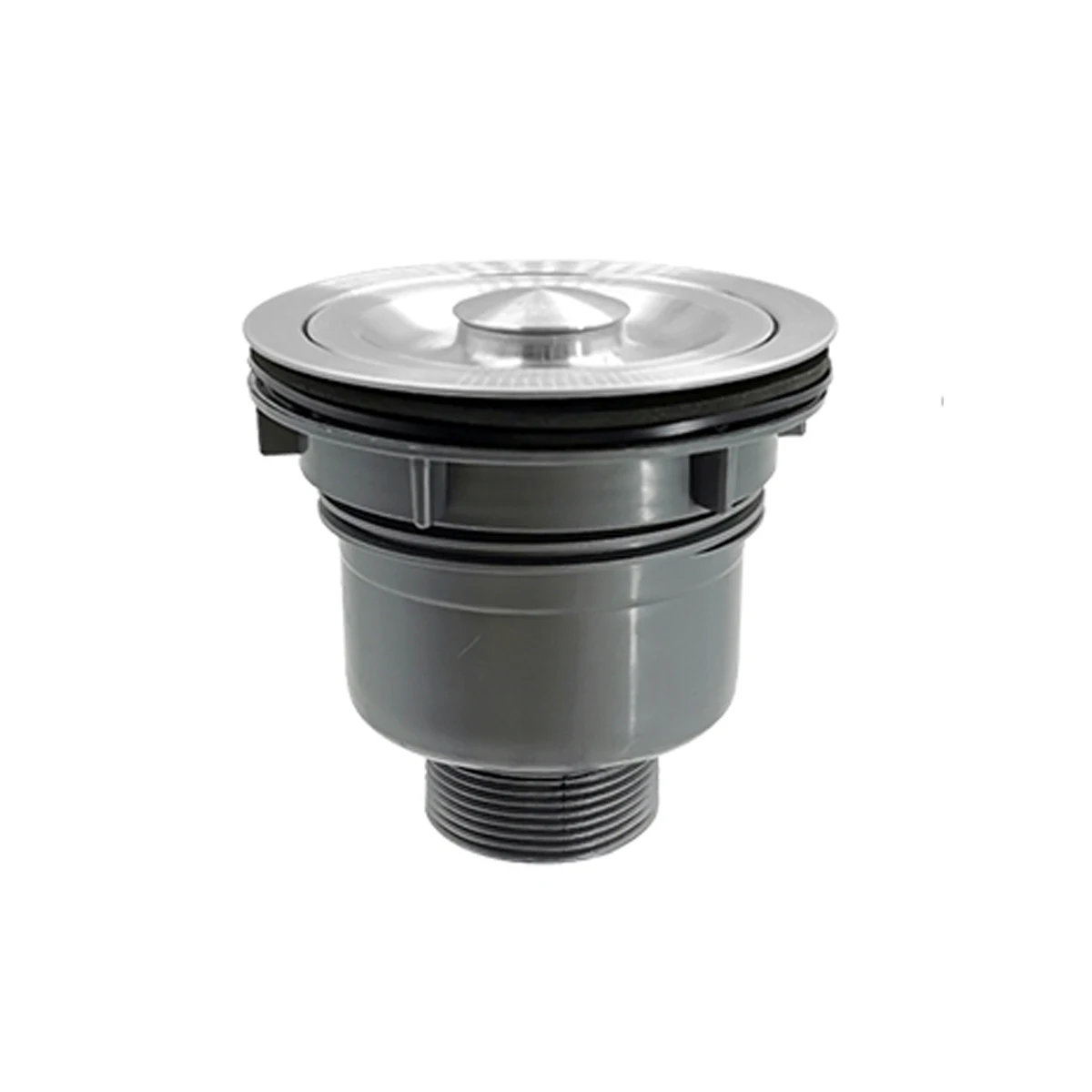 Kitchen Sink Drainer Basket Strainer Stainless Steel Fittings Plug Support Customization