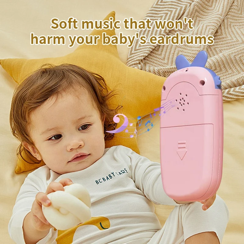 Musical Baby Phone Toy - Kids Learning Game Kids Toy Mobile Smart Cell Phone 6 to 12 Months with Record & Playback