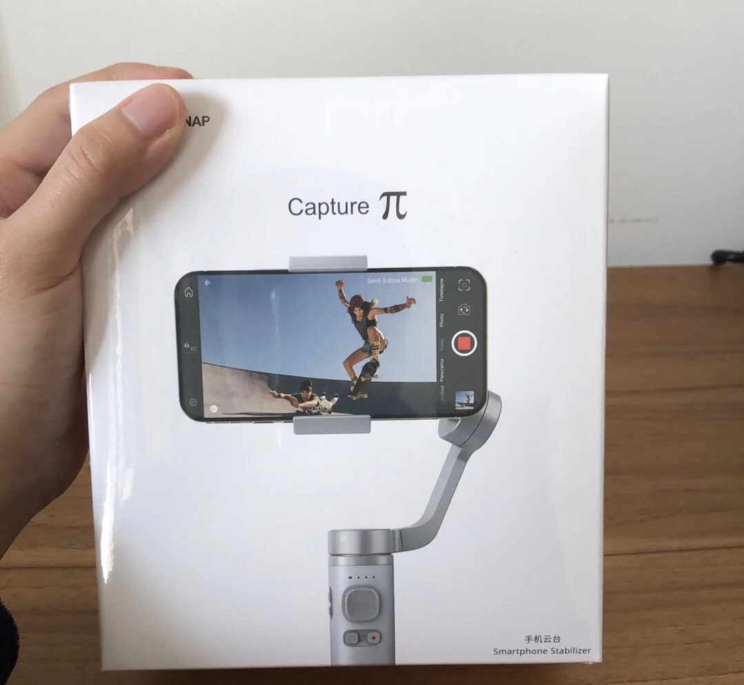 
Новый продукт Funsnap Capture ручной регулируемый складной стабилизатор Gimbal 