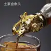 Golden elephant wine mouth
