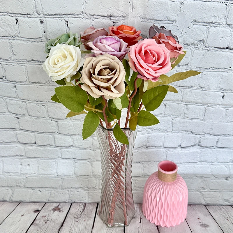 Meijiang Single Xiangfei Rose Qyy404 Artificial Single Rose Flower