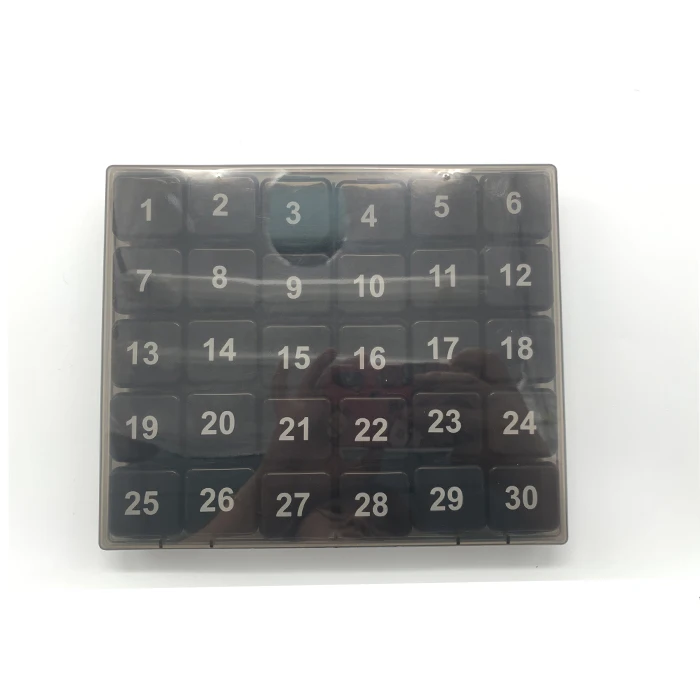 
 Дорожный контейнер для таблеток на 30 дней, контейнер для таблеток на неделю, контейнер для лекарств в капсулах, органайзер для хранения таблеток на 30 дней, пластиковый контейнер для таблеток на 30 дней  