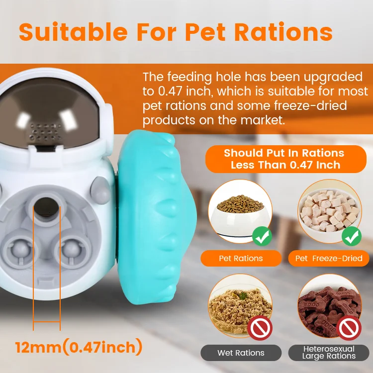 Wholesale Automatic Portable Food Dispenser Durable Puppy Dog Smart