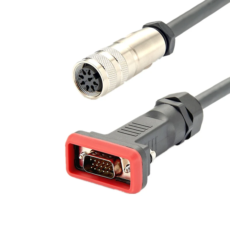 RET Control Cable with Male DB15 and Female AISG Connector