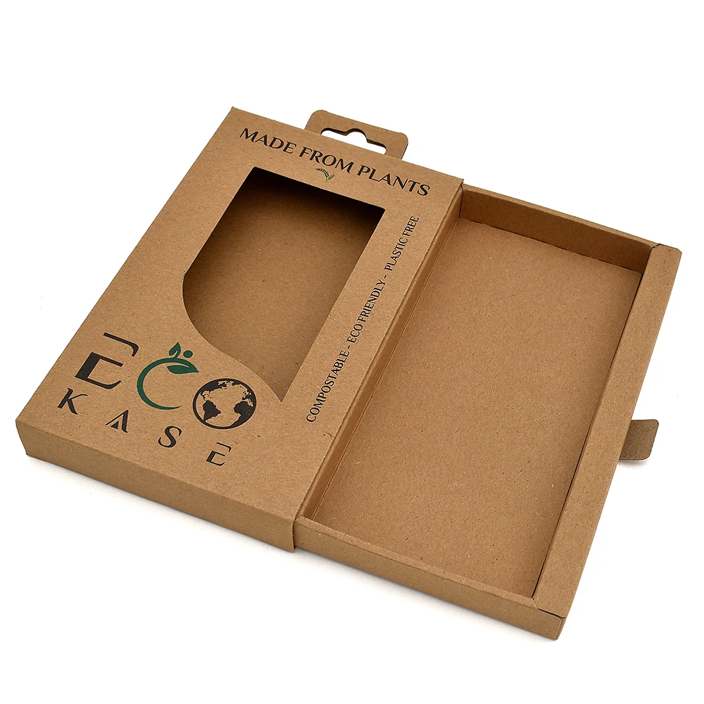 Custom Retail Mobile Phone Accessories Package Kraft Phone Case Packaging Box factory