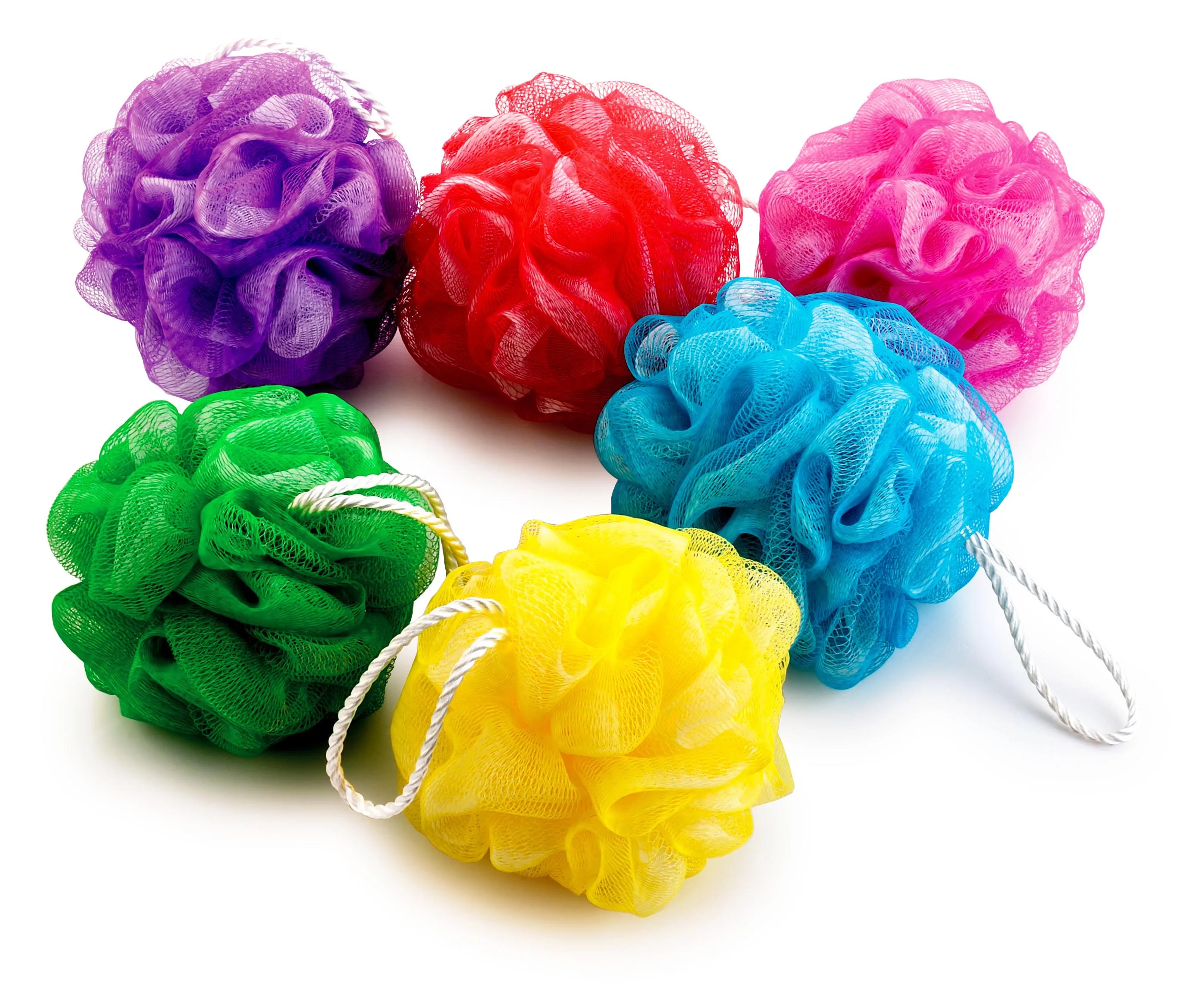 Oem/odm Custom Design Soft Bath Puff Wholesale Comfortable Double Color