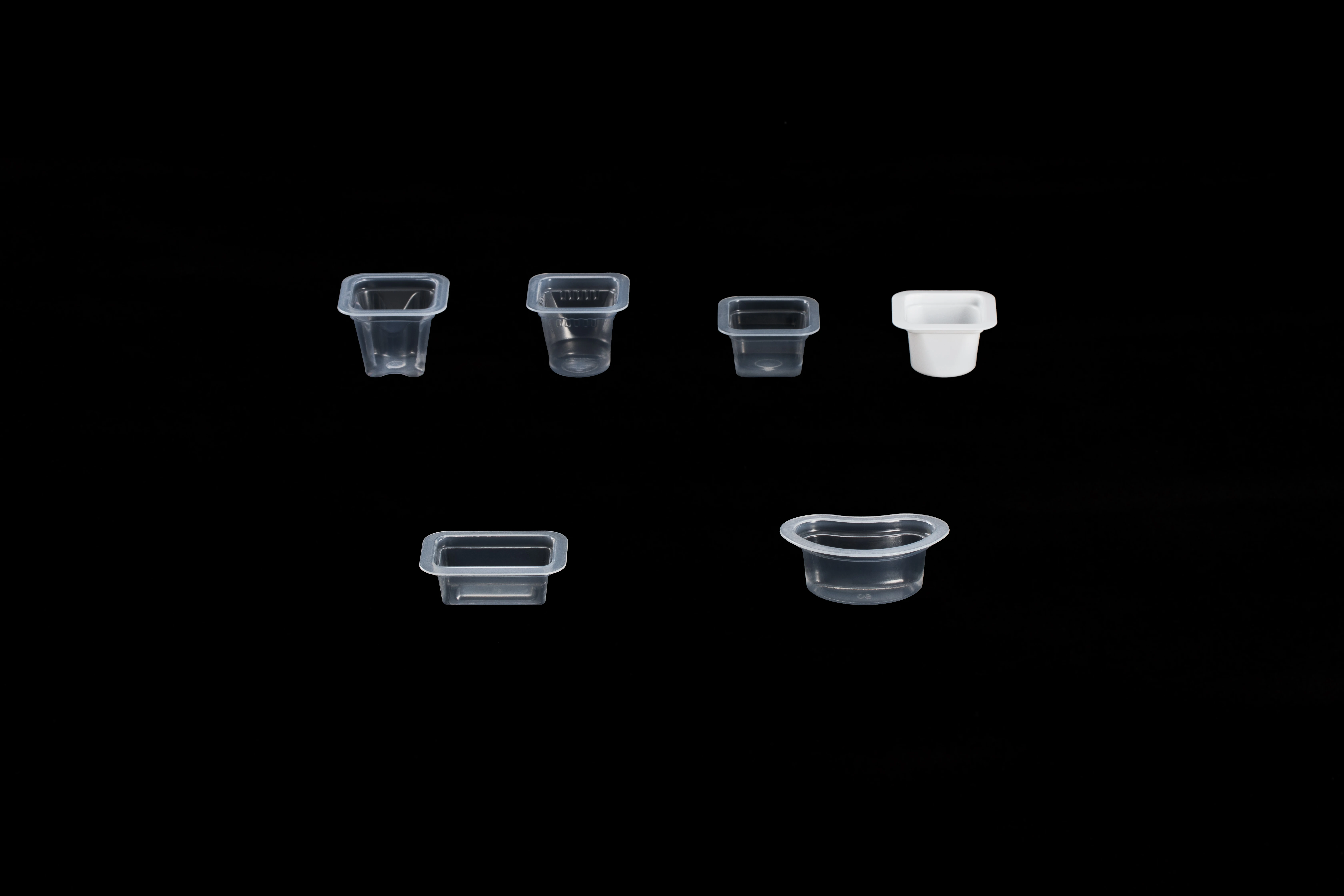 Custom Transparent PP Disposable Plastic Small Pudding Jelly Cup Communion Cups