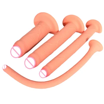 2024 Summer Hollow Realistic Dildo Long Anal Plug Enema Kit BDSM Sex Toys Butt Plug Ass Washer Vaginal Douche For Men Women