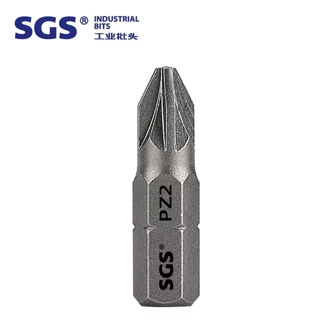 MOYOTEC Factory Direct 6.35mm Hexagon Driver 25mm Pozi Insert Bit