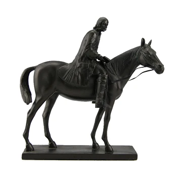 Resin Horse Figurines John Wesley On The Horse Figurine John Wesley ...