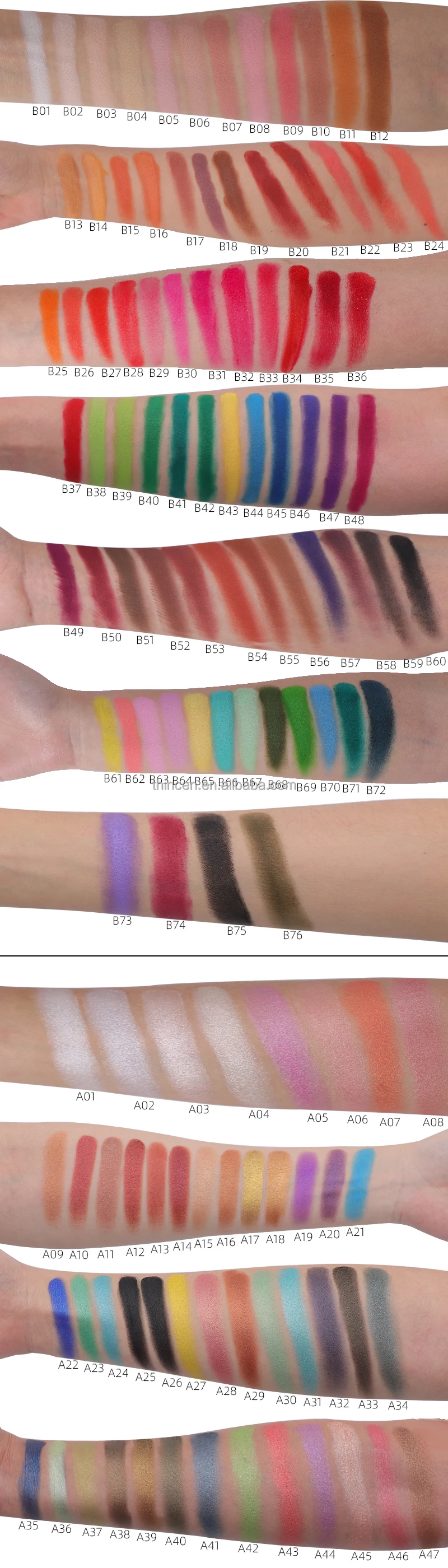Hot sale 9 Color Eye Shadow Super Pigmented Eyeshadow Palette Private Label Custom DIY Eyeshadow palette