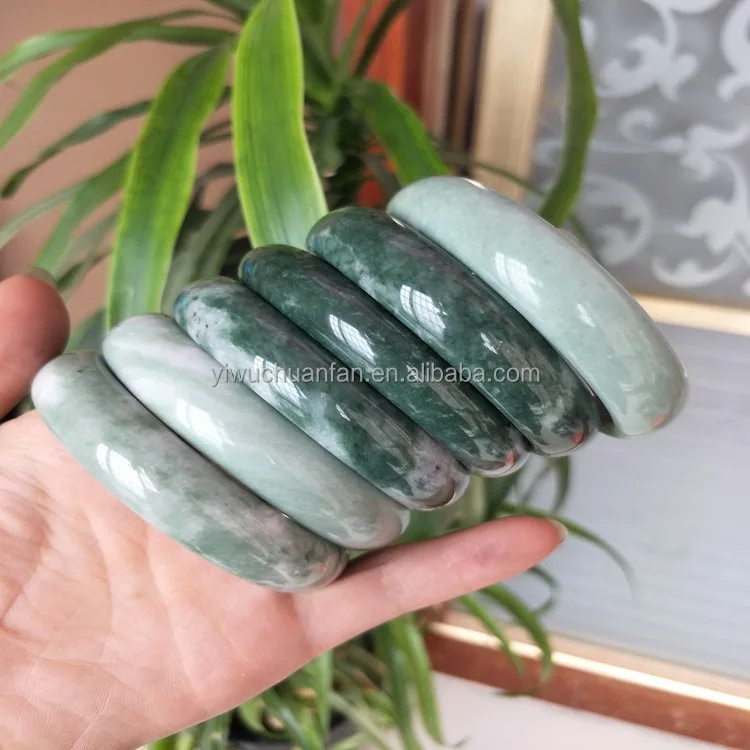 Natural Emerald Jade Bracelets For Women And Men Floating Jade