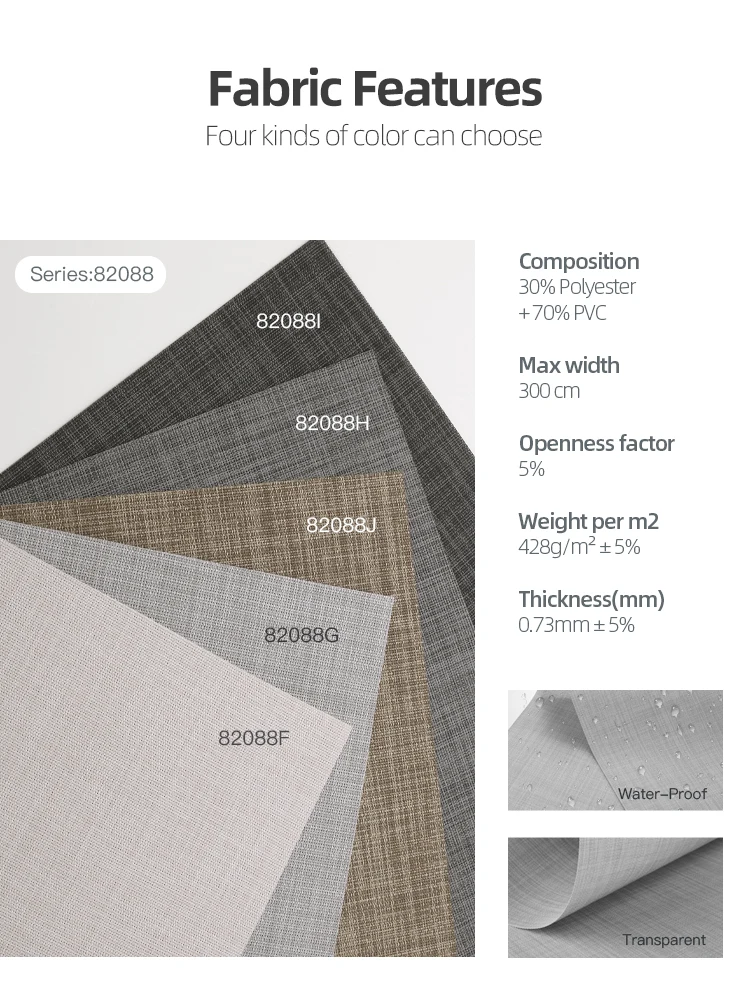 Canada Window Blackout Dual Roller Shades Custom Size Wand Spring