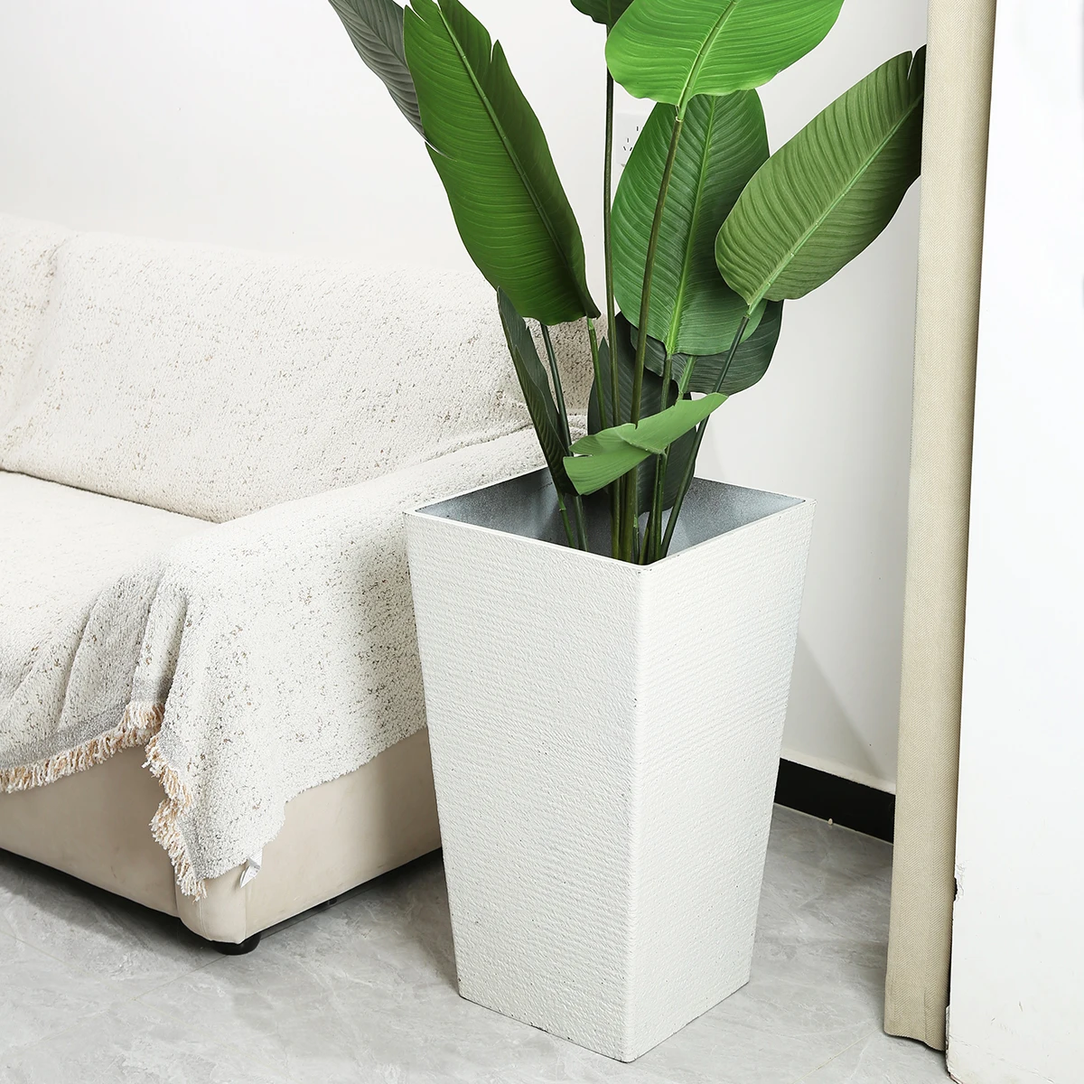 Wholesale Price Tall Square Plant Pots 40 cm Hot Selling Flower Pots &  Planters for Indoor Plants 15.7 Inch Thickened Flower Pot