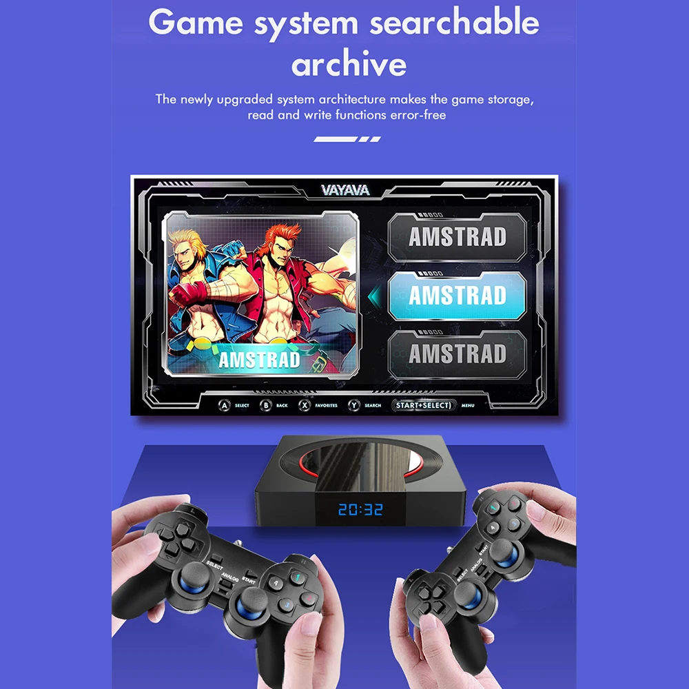 Topleo android 12 smart tv box 4k видео fc портативная Ретро Классическая игровая консоль