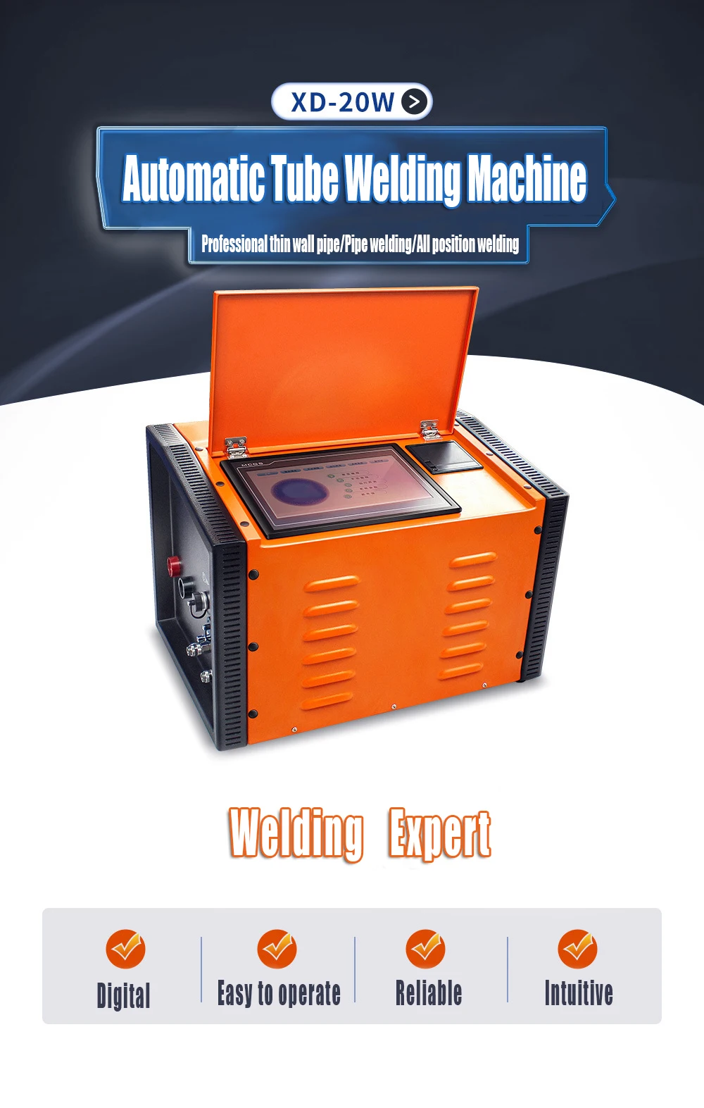 Automatic Tig Orbital Welding Machine For Small Size Stainless Steel