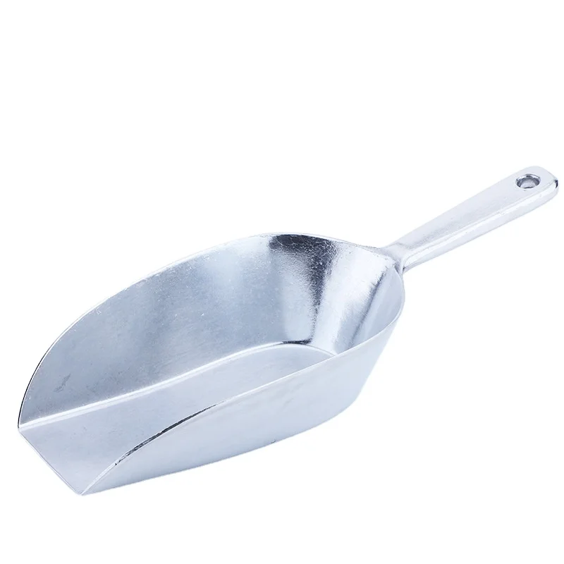 Aluminum Kitchen Scoop - 4oz Flat, Ice Scoop