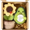 Green avocado + sunflower gift box