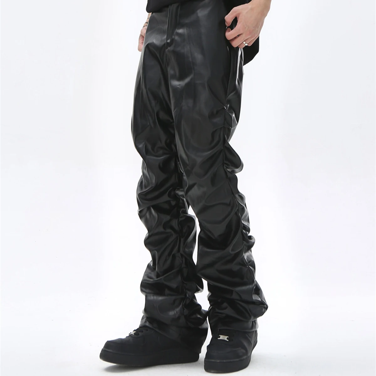 パピエpapier Puckering pants/black 2025SS パピエpapier Puckering pants/black 2025SS 2025ss パピエ