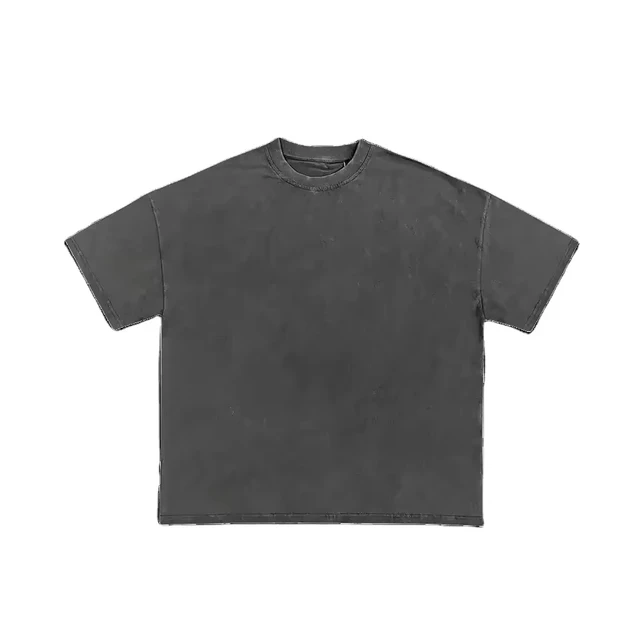 CrazyMaker 2024 New Men's Factory Customized Cotton Breathable Short Sleeve DTG Embroidered Pattern Fashion Square T-shirt