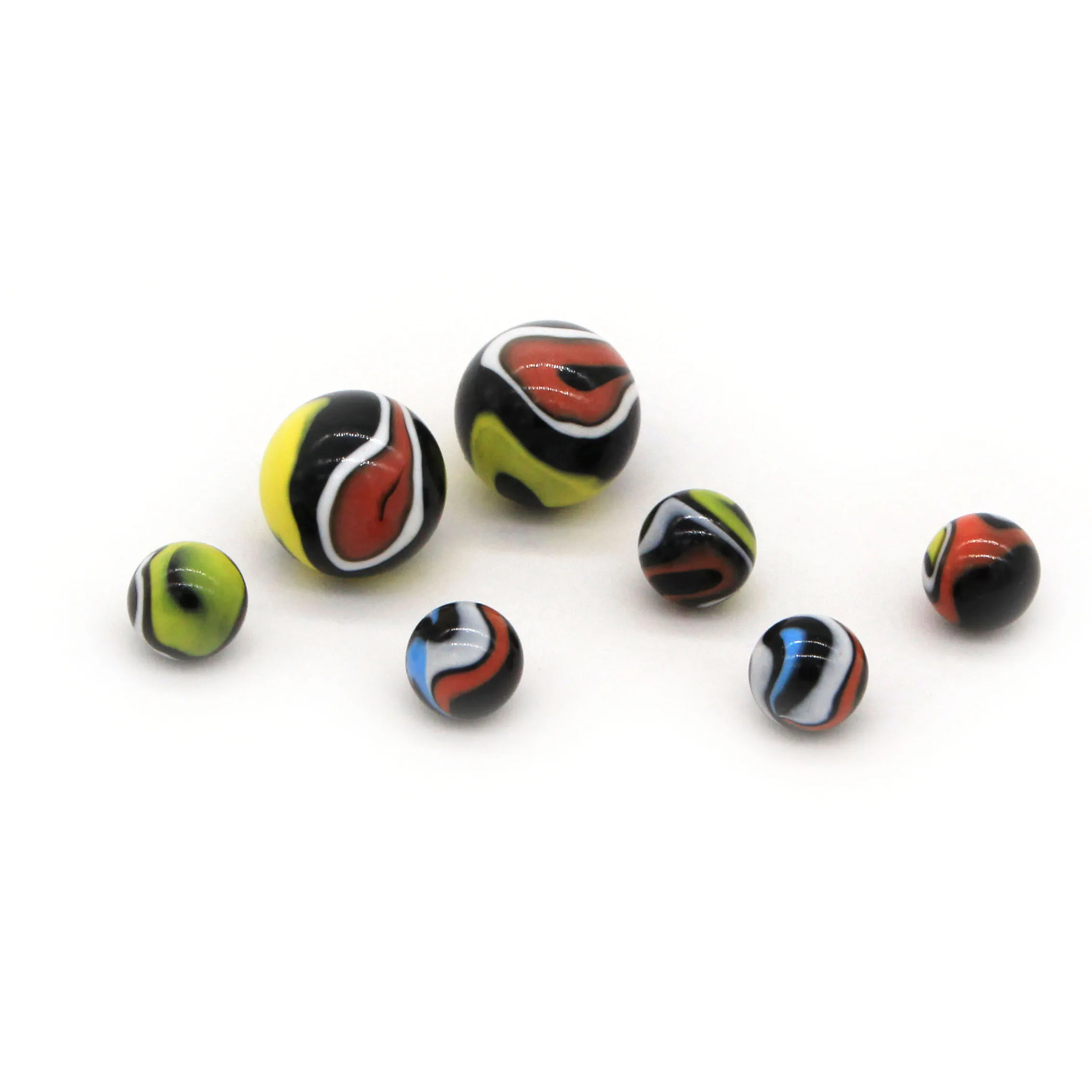 16 мм 25 35 детские цветные стеклянные шарики