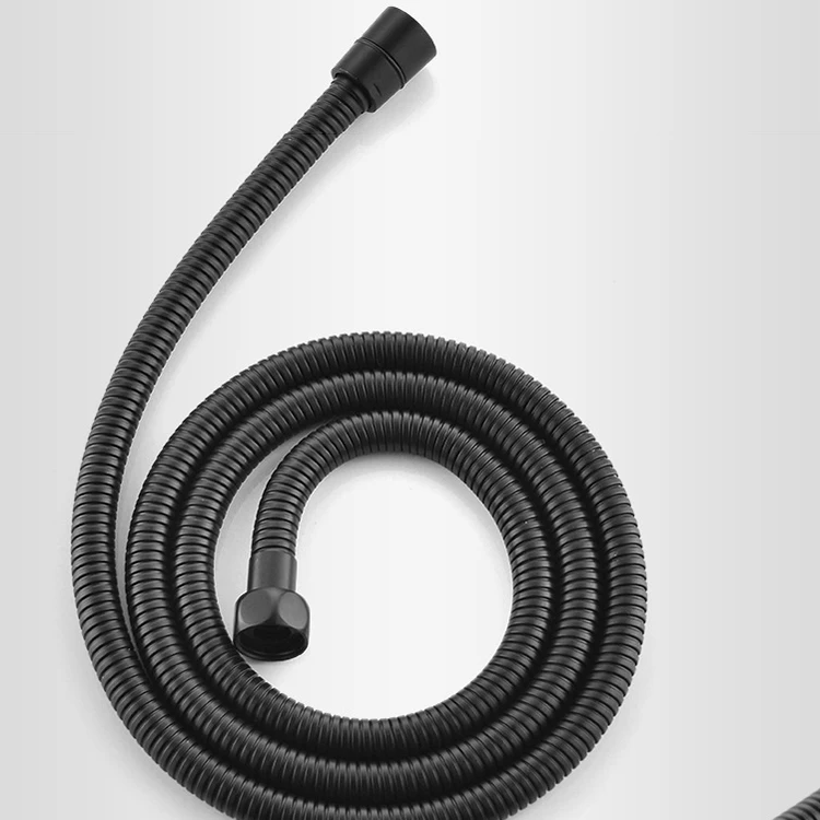 Conjunto de ducha negro mate baño empotrado en pared conjunto de ducha grifo termostático negro