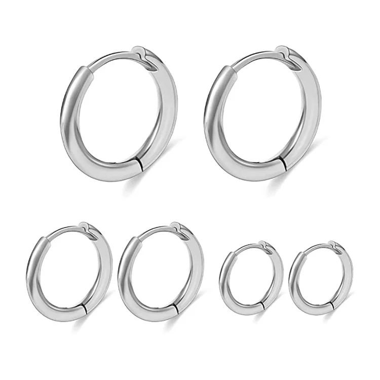 Cheap Price Classic Stainless Steel Hoop Earring