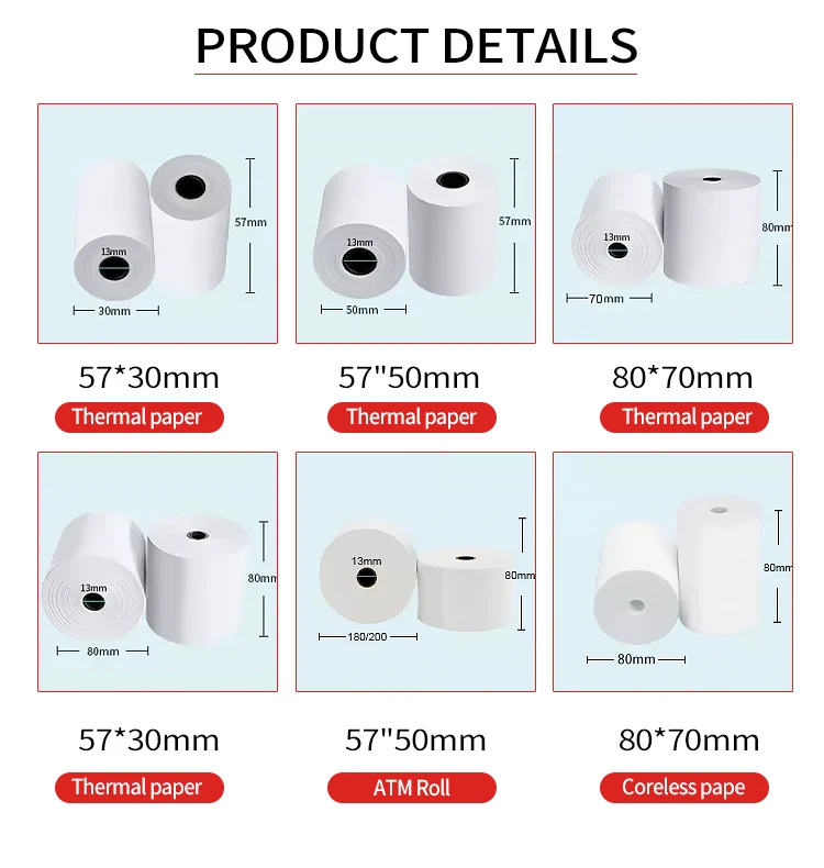 Factory Supply Thermal Paper Receipt Roll 3 1/8 X 230 Thermal Paper Receipt Rolls Buy 3 1/8 X