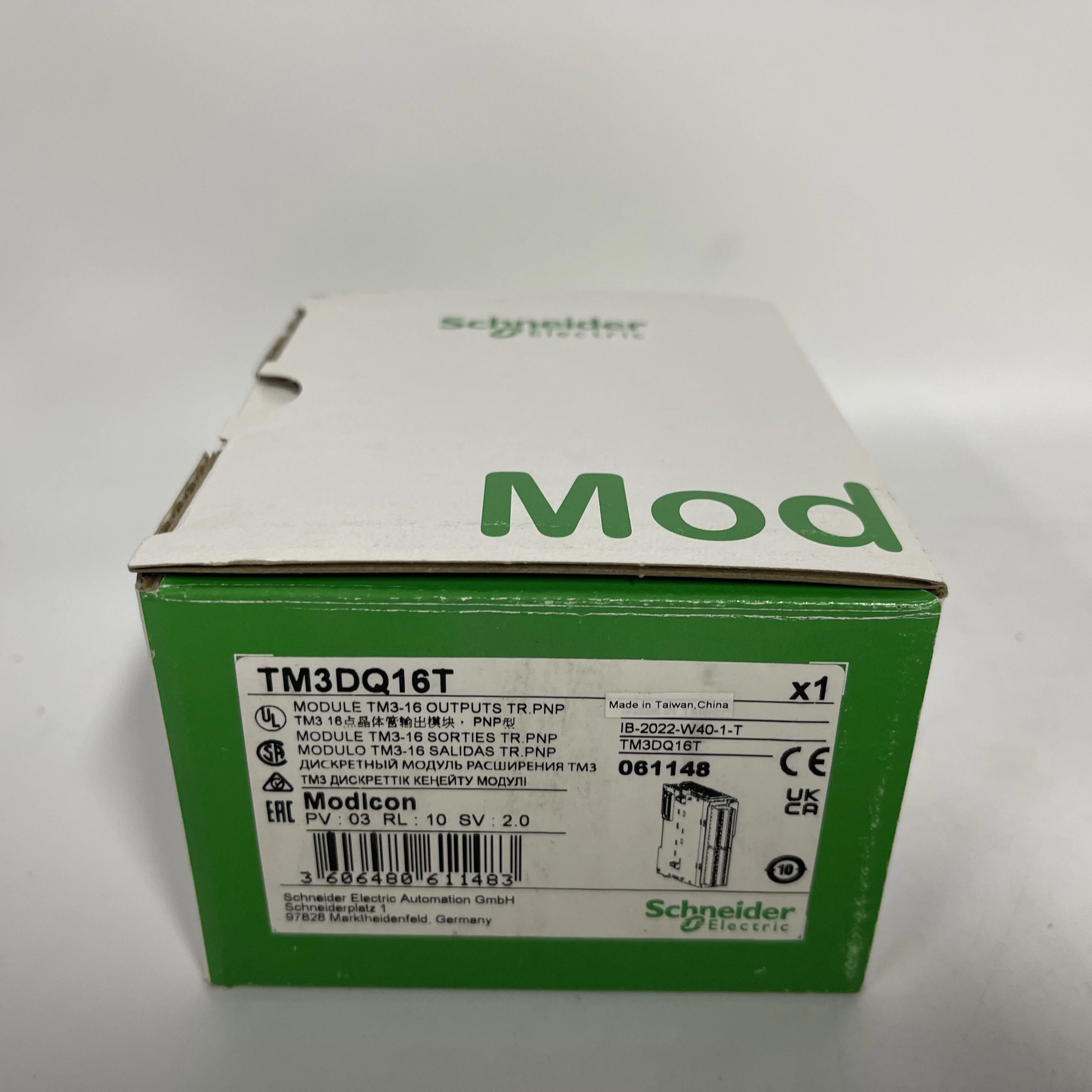 Schneider Electric Digital Output Module TM3DQ16T Schneider Electric Digital Output Module TM3DQ16T