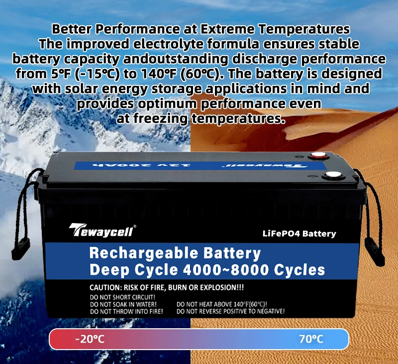 Deep Cycle Rechargeable Lithium Ion Lifepo4 Battery Pack