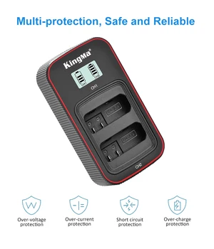 KingMa Portable Camera Li-ion Battery EN-EL14 Packs and Usbs Charging Charger for Nikon Camera detail image
