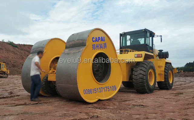 Landpac Impact Compactor Road Roller Double Drum Vibratory Roller for Construction with Core Components Bearing Motor Engine